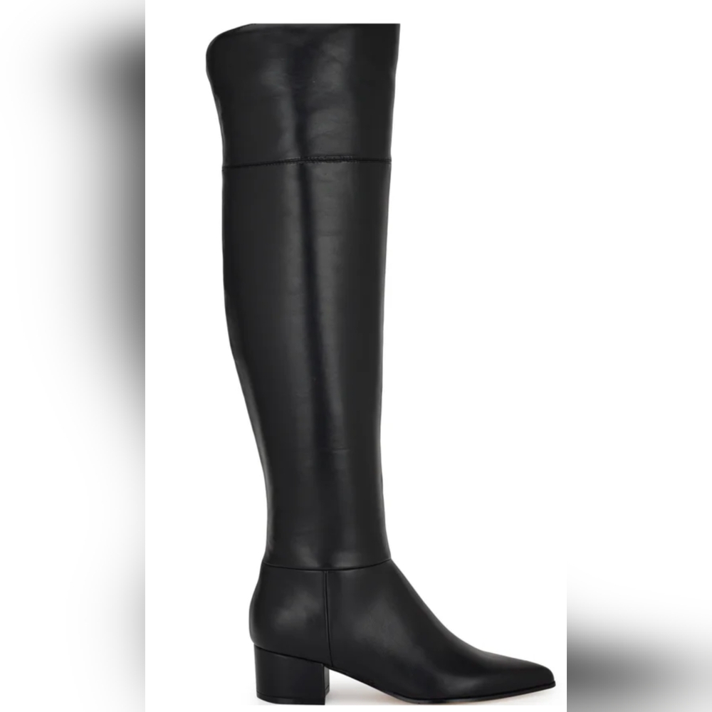 Nine West Black Over the Knee Women's Boots, Size 8.5